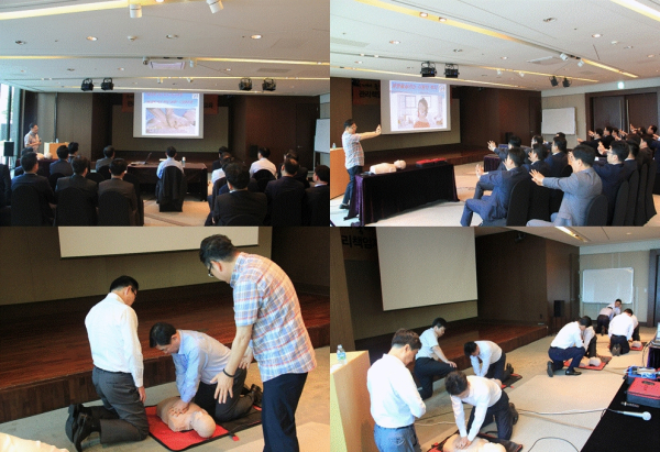 관리책임자 대상 심폐소생술 교육